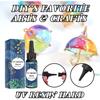 Transparent UV Glue Epoxy Resin Glue Hard Type Glue Craft Decoration Tool for DIY Resin Art  200g