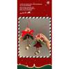 Christmas Atmosphere Pendant Gift Star Plush Bow Christmas Tree Red Pendant Wind Chime Creative Gift