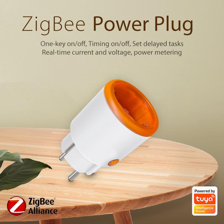 

NEO Graffiti ZigBee 3.0 Smart European Socket 16A with Metering & Voice Control - Orange