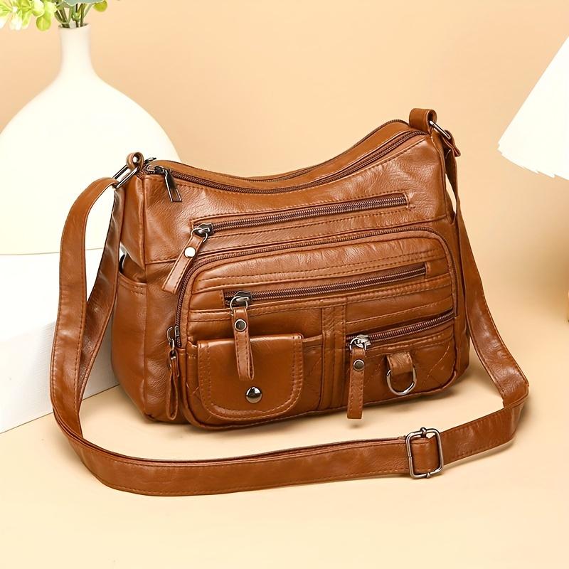 Duża pojemność Miękka torba na jedno ramię Crossbody Slanting 2024 Zima Kobiety Casual Małe torby