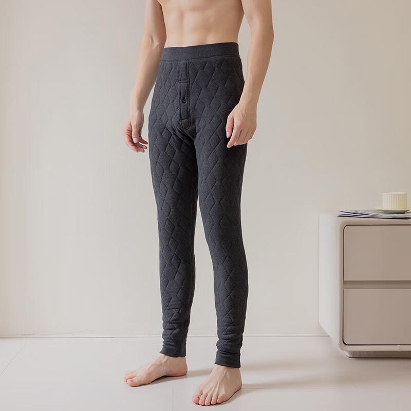 Làngshā Men's Thickened Wool-Lined Thermal Pants