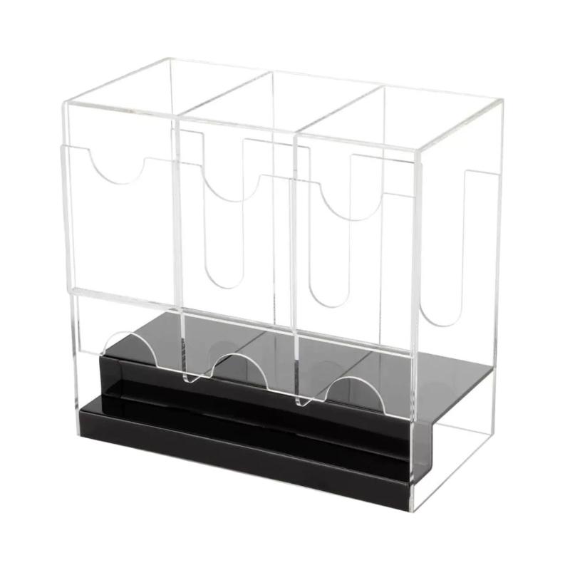 Durable Multiple Layer Clear Card Holders With Secure Storage Durable Card Organizers Box For Office Home Use