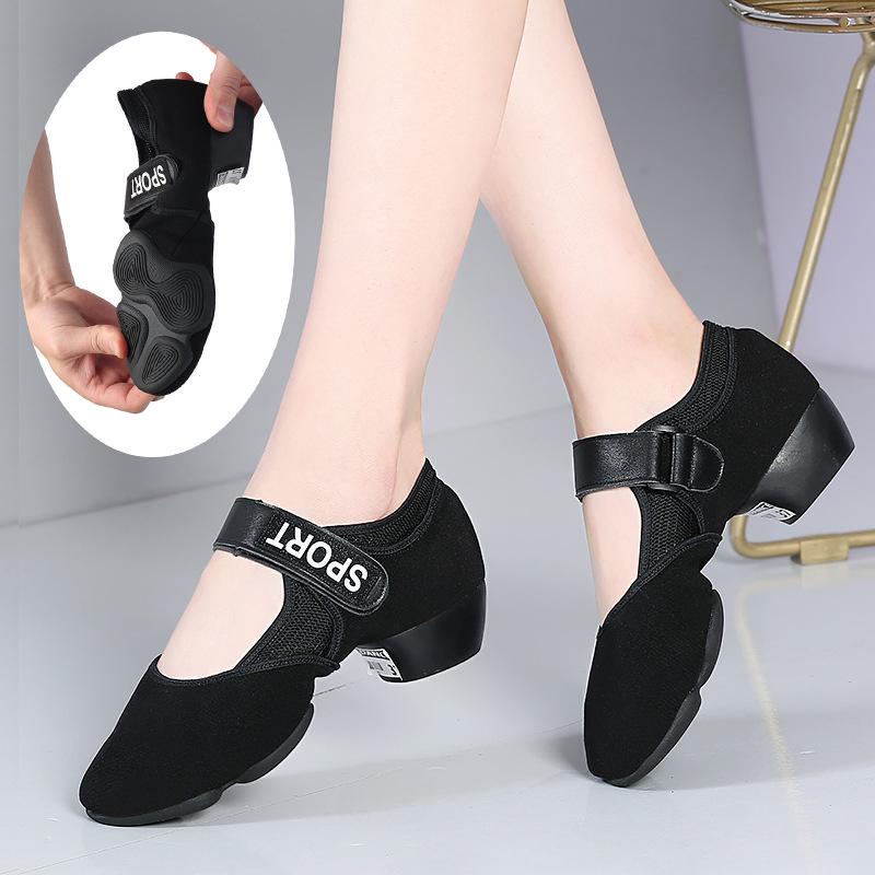 New Arrival Latin Dance Shoes for Women Adult Medium/High Heel Soft Sole Comfortable Practice Dance Shoes for Teachers