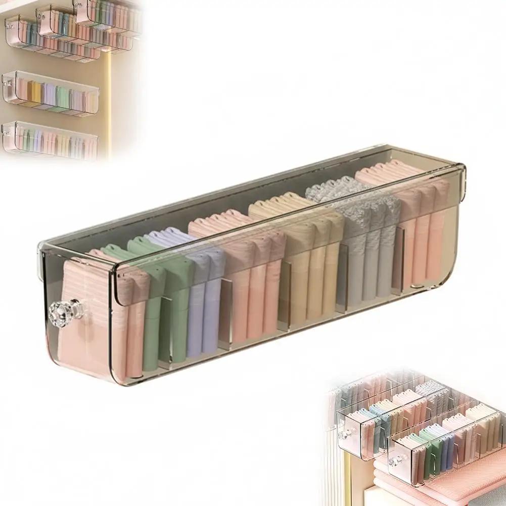 

Drawer Underwear Storage Box Under Table Hidden Self-Adhesive Storage Cabinet Capacity Organizing Desk Large Type Drawer Dr C1W3