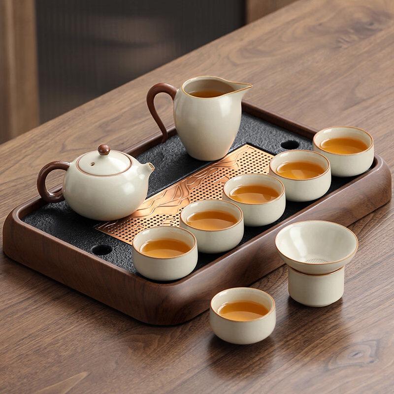 Chaxun Ru Ware Ceramic Tea Set