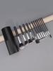 12Pcs Large Capacity Makeup Brush Storage Bucket Pu Material Makeup Holder Brush Barrel