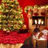 Red Ruffle Christmas Tree Skirt For Artificial Trees, 48 Inches 6 Layer FluffyLarge Tree Skirt For Rustic Christmas Decorations&Ornaments 122CM