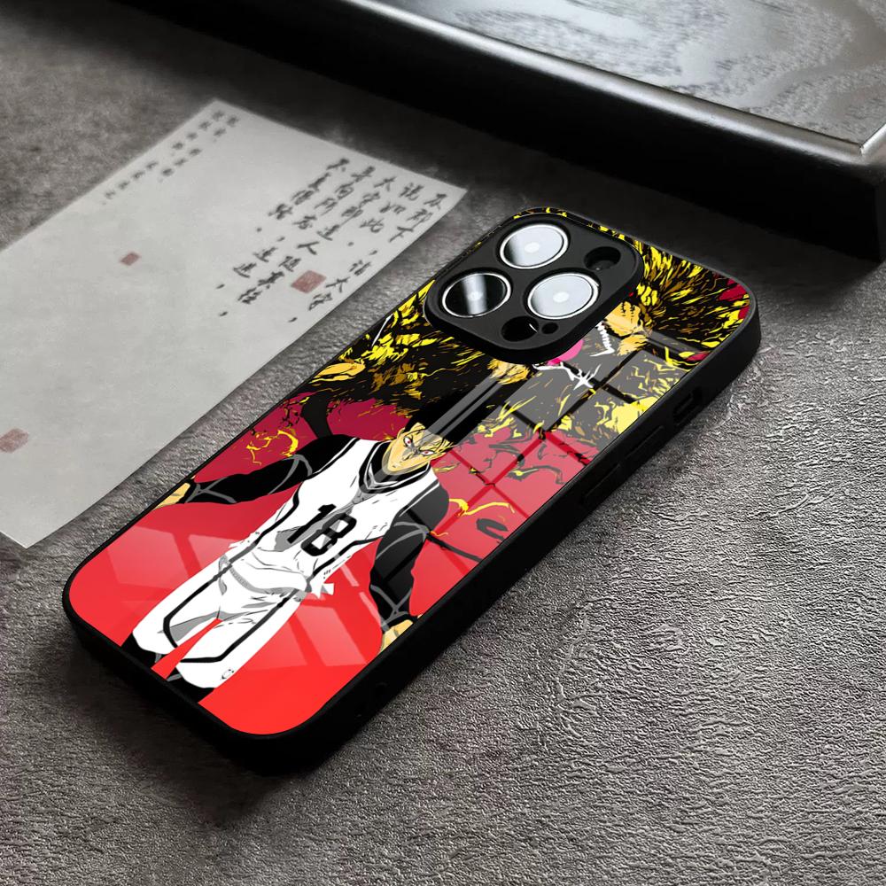 Blue Lock Anime Phone Case For IPhone 16 Pro Max 15 Plus 14 Pro 12 11 13 Mini X XR XS Max 8 7 Plus SE Glass Cover