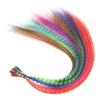 Wigs High temperature silk Hairpieces Colored Wigs Feather Stripe Hair Hair Extensions Colorful