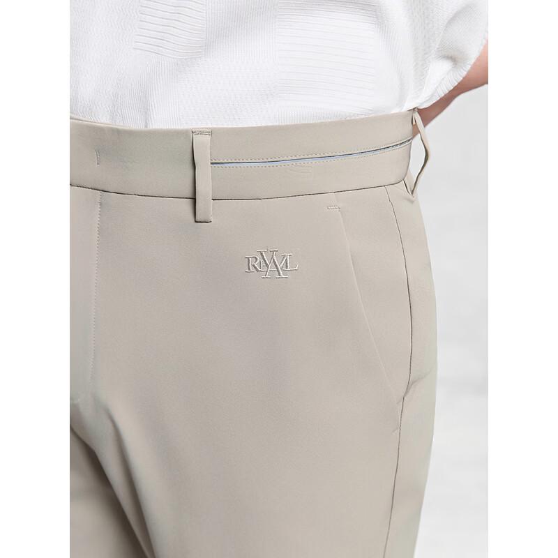 Pantalon Court Homme GXG Kaki Coupe Ajustée