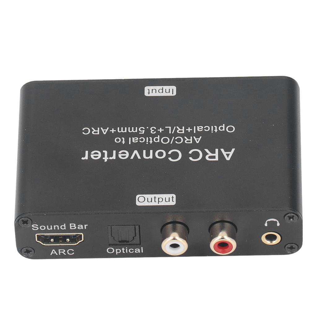 Digital to Analog Audio Converter 192KHZ Optical to RCA 3.5mm Stereo Audio Adapter for Amplifier