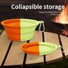 Foldable 380ml Easy Storage Dogs Water Bowl Travel Friendly Dish with Secure Clip Perfect for Small and Medium Pet