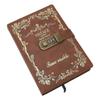 Password Book Multipurpose Portable Fashionable Exquisite Europn   Vintage Lock Diary for Writing