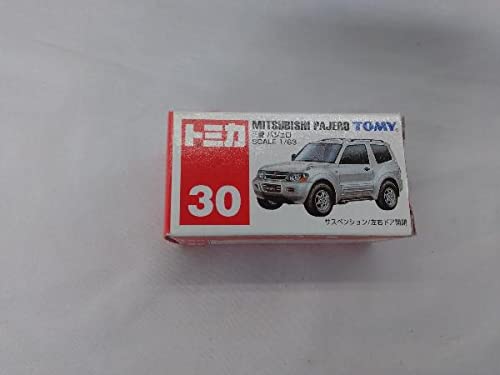 Tomica No. 30 Mitsubishi Pajero Red Box Logo Blue Made In China