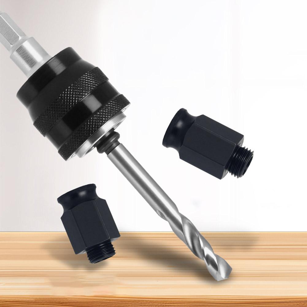 Woodworking Hole Opener Quick Stripping Pipe Self-locking Extensions Rod Quick Release Connecting Rod Power Tools