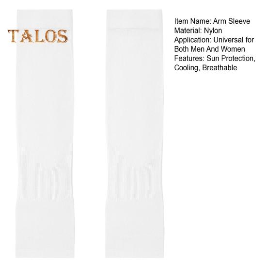 UV Protection Cooling Arm Sleeves for Men Women Sports Compression Arm Cover Summer Fingerless Gloves for Cycling Driving Outdoors