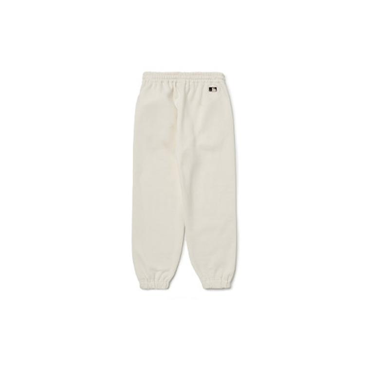 New Kids' MLB Knitted Sweatpants Cream 7APTB0326-50CRS