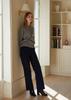 JUNECI Side Line Corduroy Pants (Navy)
