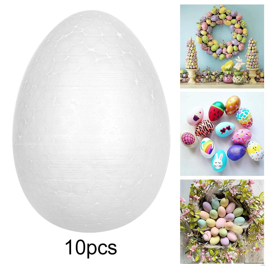 

1 Bag Easter Egg Craft Kit Artificial Eggs Decoration Item Foam DIY Crafts Children s for 120mm 10Pcs