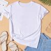 Bluzka T-Shirt Gładka Bawełniana Luźna #Xl B/70