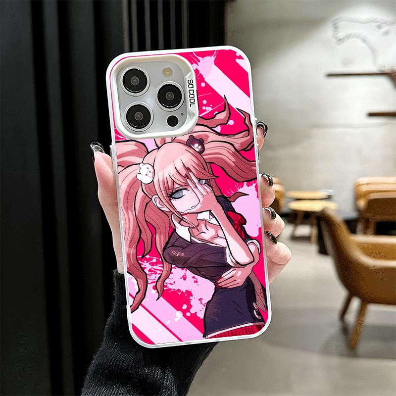 Anime D-Danganronpa Soft Phone Case for iPhone 15 16 17 Pro Max 17Air 16E 14 Plus 13 12 Mini Shockproof Cover Back Shell