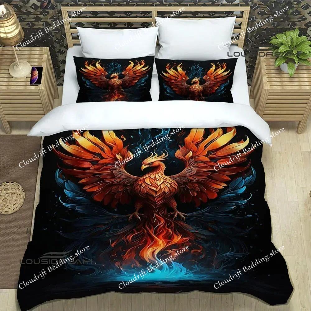 3D Phoenix printed Bedding Sets exquisite bed supplies set duvet cover bed comforter set bedding set luxury birthday gift