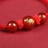 Chinese Snake Red String Bracelet Adjustable Charm Jewelry Luck Braided Rope Bracelet Suitable for Women and Men Present