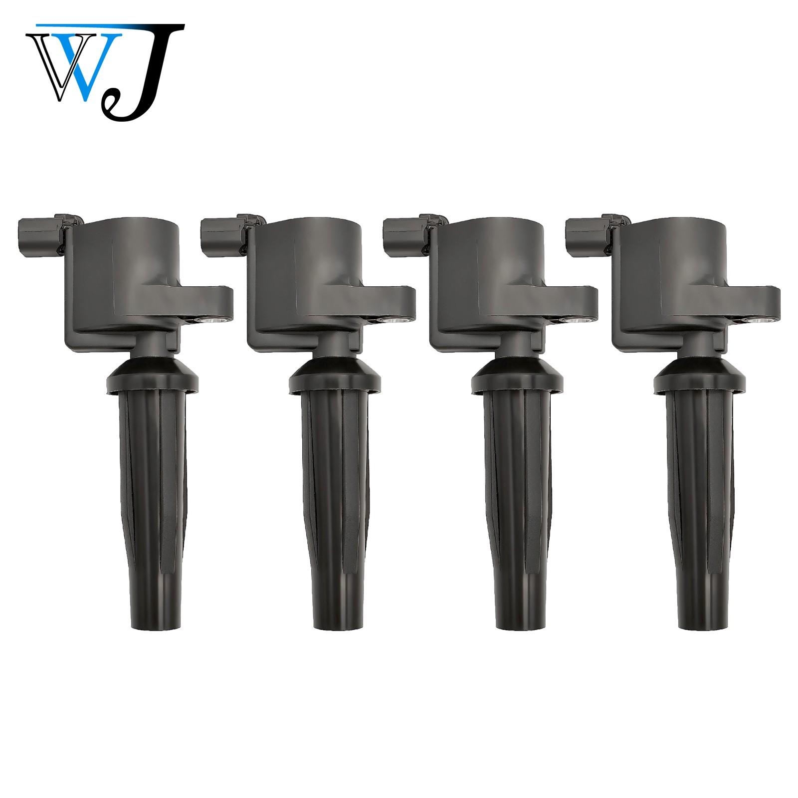 4X Ignition Coil+Iridium Spark Plug Kit For 2003-2008 Ford Escape 4M5G12A366BA