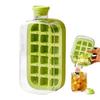Bouteille à glaçons 800 ml 2 en 1 Bac à glaçons sans contact Bouteille d'eau Bouteille pour faire des glaçons avec couvercle et boîte Gadgets de cuisine Été