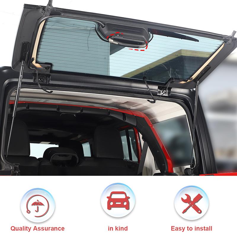 Baklucka glashandtag Grepphandtag Hållare Fäste Montering Passar För Jeep Wrangler JL 2018 Upp Interiörtillbehör