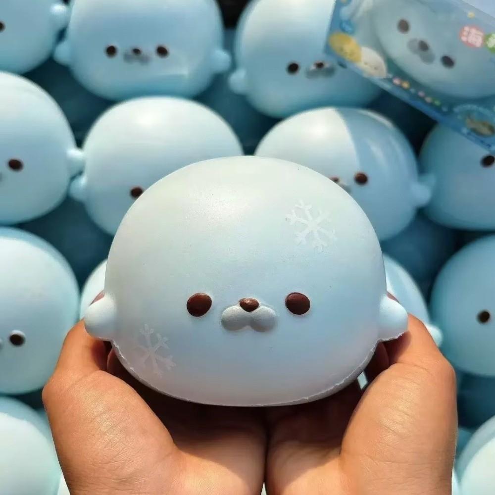 Slow Rebound Seal Squeeze Toys Soft Texture Seal Fidget Toy Seal Squishy Toy  Desktop Decoration