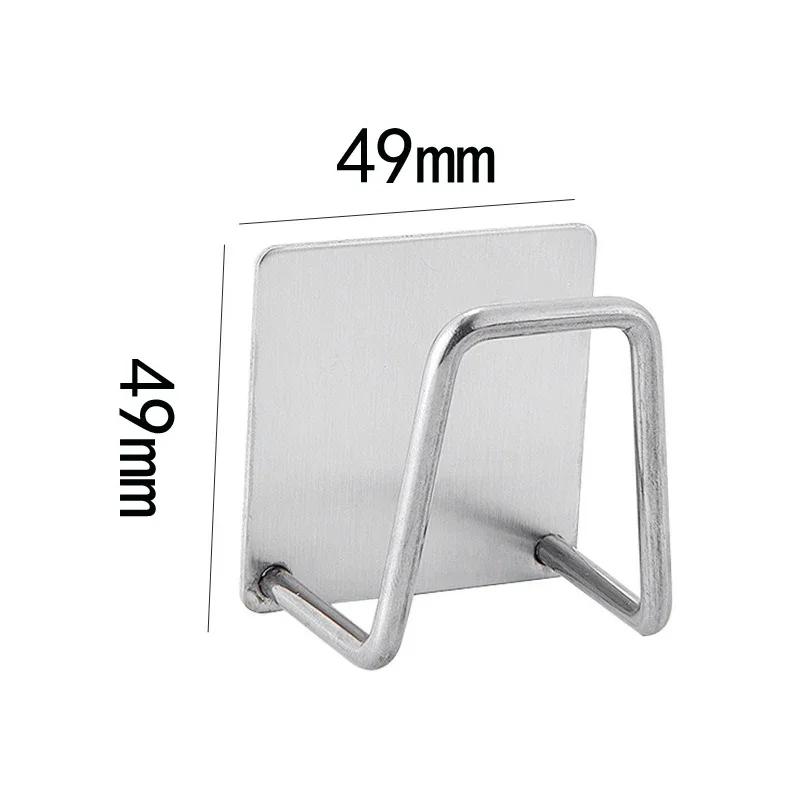 Non-slip Sink Accessories Sponges Holder 304 Stainless Steel/Plastic Drain Drying Rack Storage Organizer Multi Purpose 1PCS