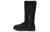 Cardigã Clássico Tricô Trançado Bota Preto Feminino 1146010-BLK