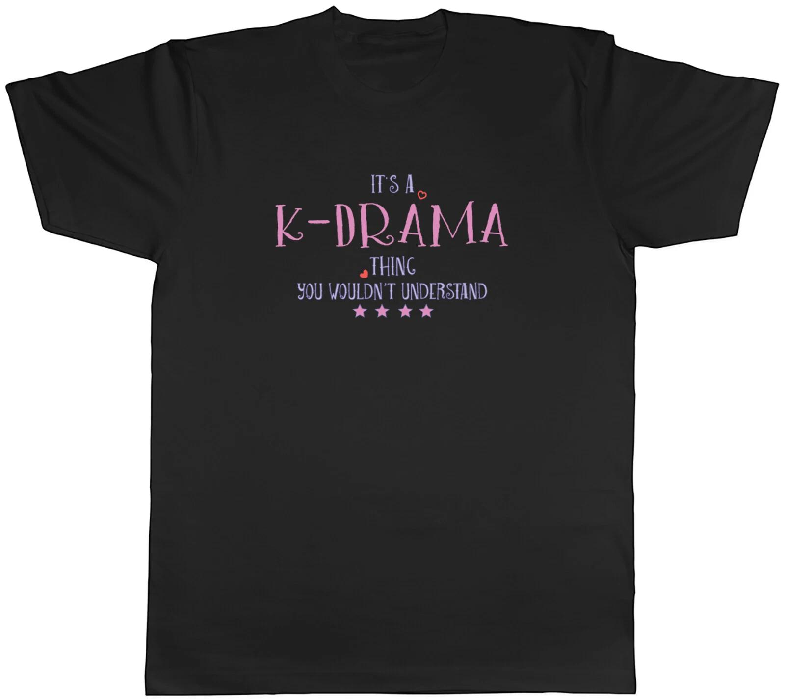 Мужская футболка K-Drama Это K-Drama Вы не поймете Унисекс Футболка Подарок XS