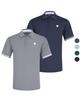 2ELA Coolstival Men'S Pk Collared Short Sleeve T-Shirt 5 Colors (Type B)