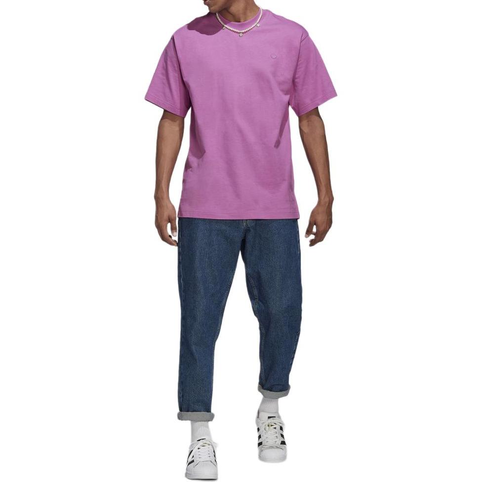 New Adidas T Shirts Men's Purple HK0313