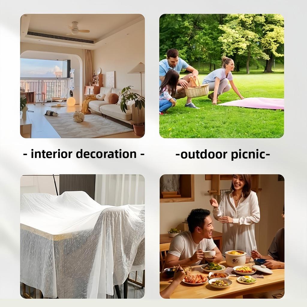 Disposable Thickened Waterproof Tablecloth for Banquets