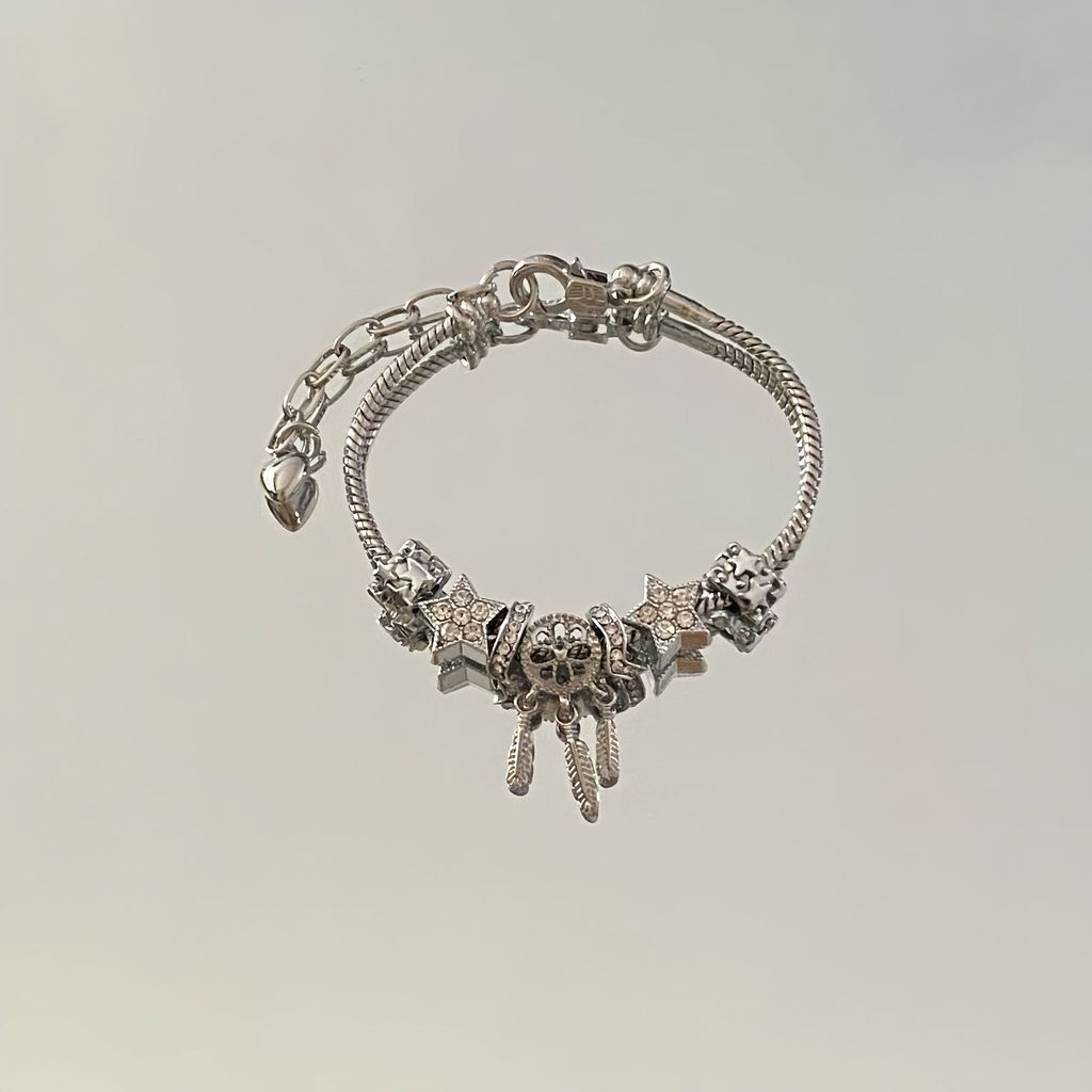 Hand Jewelry Pearl Fish Tail Dreamcatcher Beaded Bracelet For Women And Men