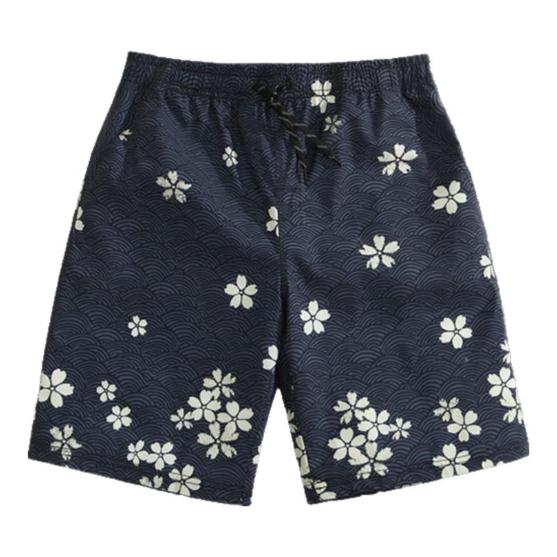 Men s Japanese Cherry Blossom Beachwear L