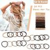 20 PCS Boho Hair Ties, Bracelets Hair Ties for Thick or Thin Hair, 4 Styles Boho Ties for Ponytail Holders, 2.36’’ Hair Ties No-Damage
