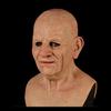 Gammal Mans Mask för Vuxna Realistisk Latex Äldre Människa Huvudtäckning med Livslika Rynkor för Halloween Maskerad Cosplay Kostymrekvisita
