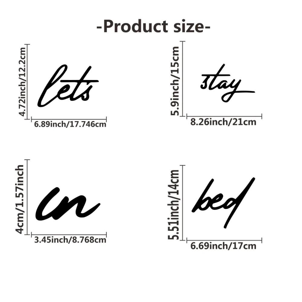 

давайте останемся в постели металлический знак металлический настенный декор металлическое искусство настенная подвеска цитата настенный художественный знак подарок на новоселье чёрный