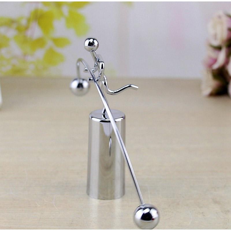 Newton Pendel Wiege Kreative Balance Iron Man Ball Handwerk Ornament Tumbler Kinder Geschenk Schreibtisch Spielzeug Hause Dekoration Zubehör