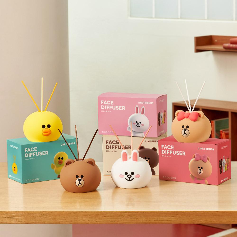 Cocodor Line Friends Air Freshener (Diffuser/Car Use) Choose 1 of 8