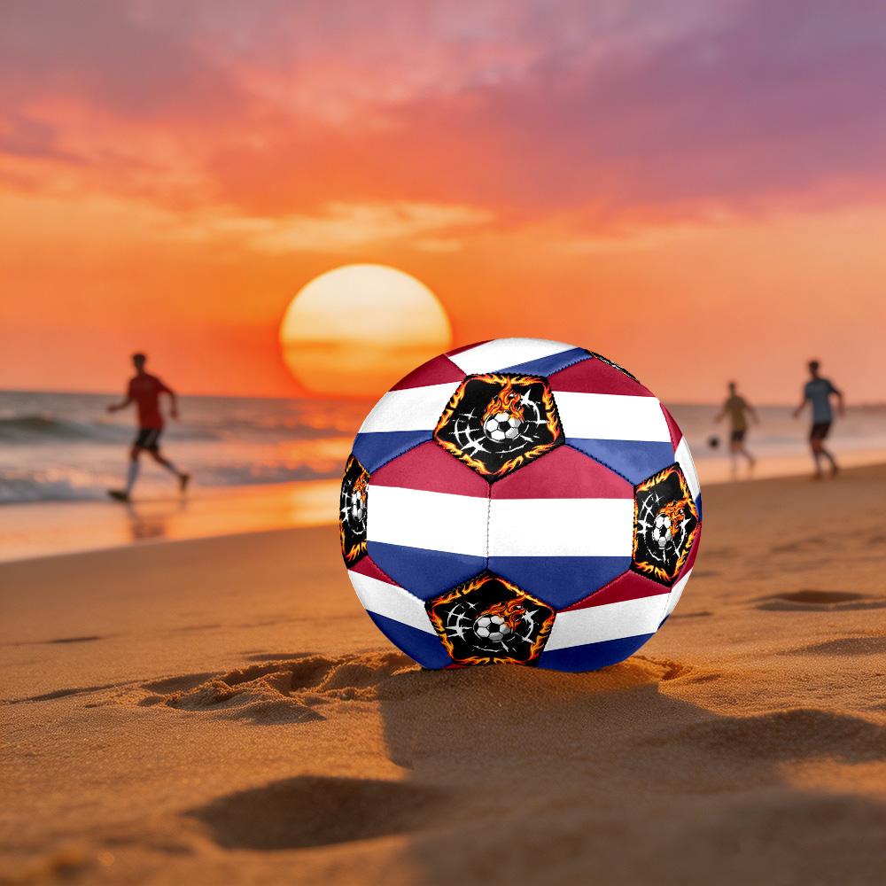 1pc Netherlands Sports Theme Size 5 Soccer Ball Professional Match Training Football Indoor &Outdoor Sports Ball Lightweight Durable c6642