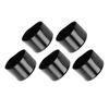 5PCS Round End   63mm 2.5 Inch Synthetic Rubber     Screw Thread Protector Covers for PVC Round Tube