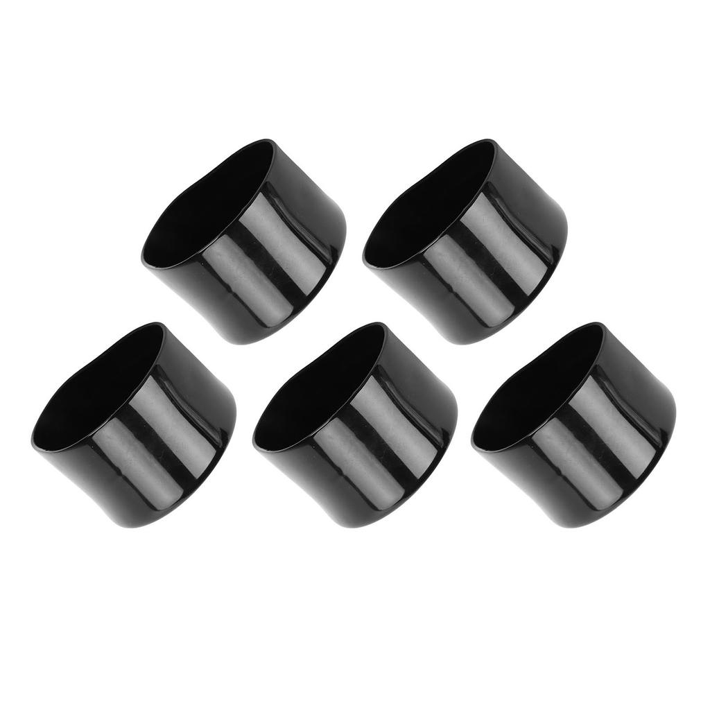 5PCS Round End   63mm 2.5 Inch Synthetic Rubber     Screw Thread Protector Covers for PVC Round Tube