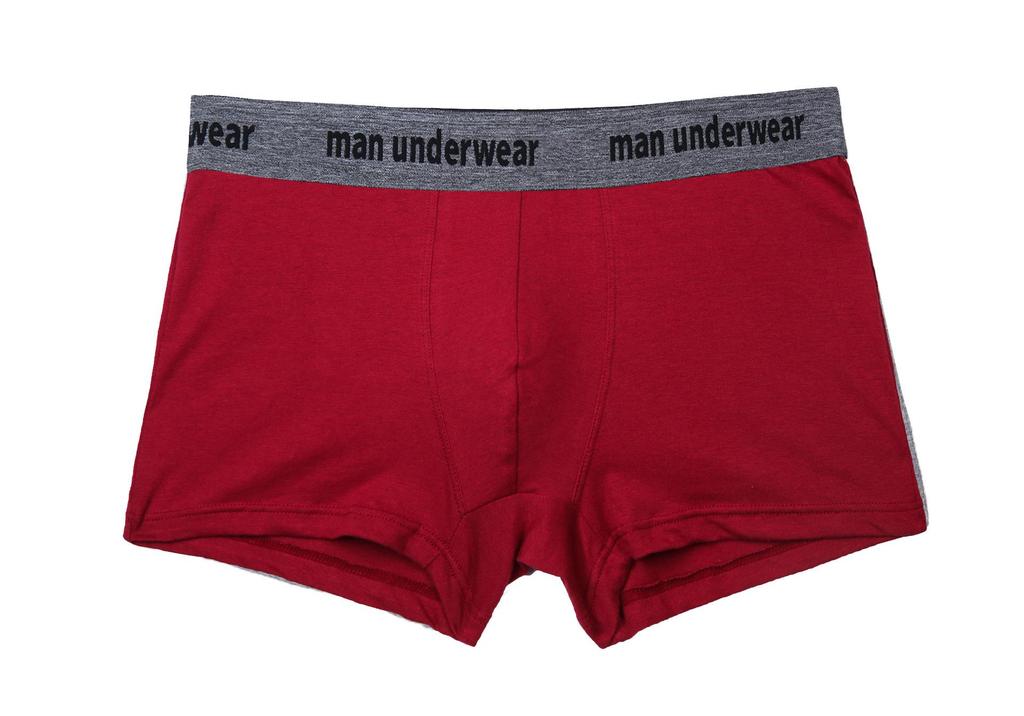 Men's Mid-Rise Pure Cotton Breathable Boxer Briefs - Youth Sports Trendy Style