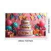 Decorazione Regolabile Occasione Festiva Photo Booth Sfondo Vibrante per Compleanni Feste di Compleanno Riunioni all'Aperto Interno