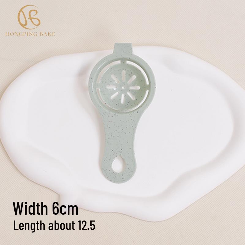 

Wheat Straw Egg Separator - Efficiently Separates Egg Yolk and Egg White for Baking and Cooking. One Size светло-синий